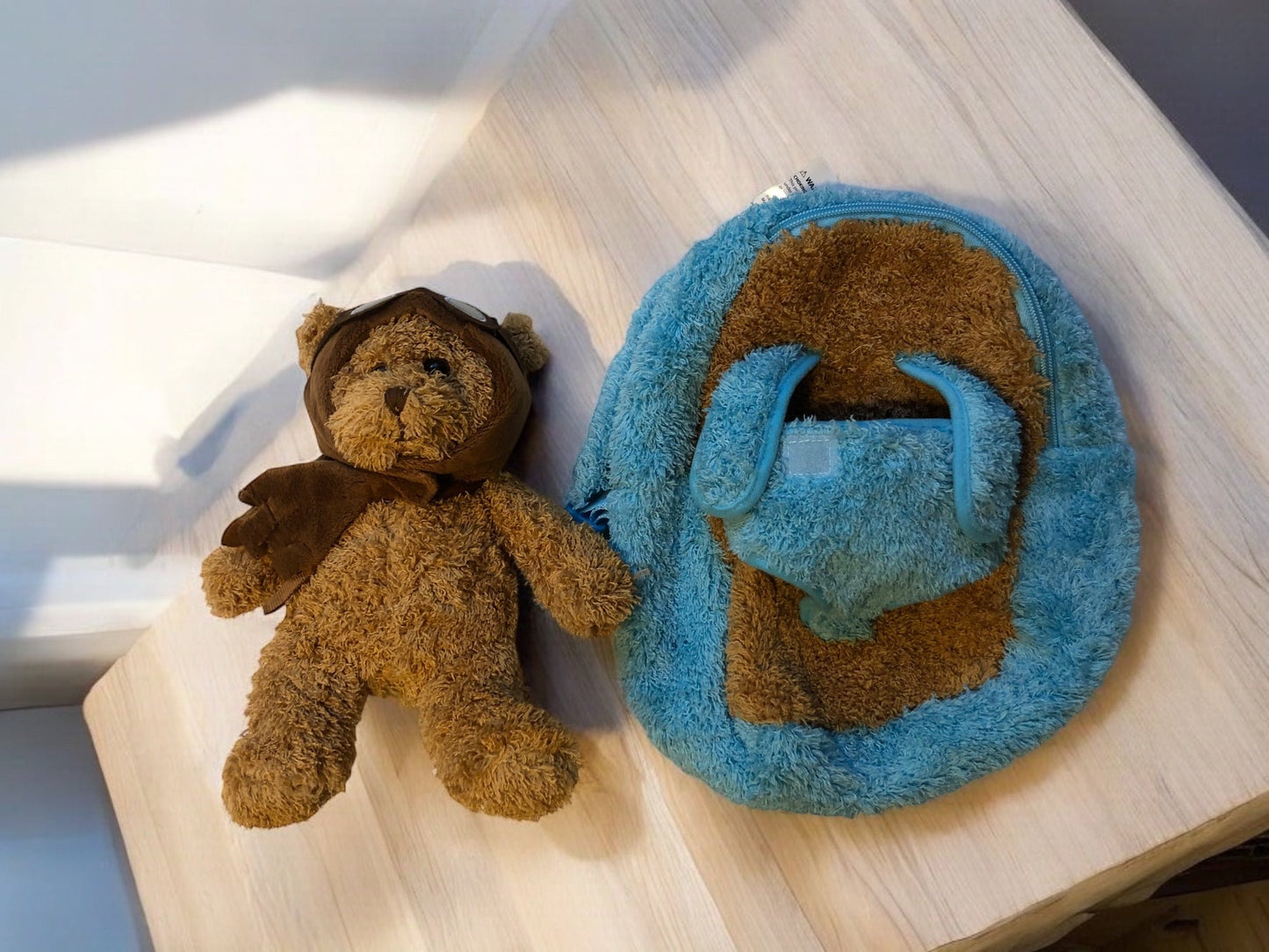 On The Go Backpack w/ Removable Stuffed Animal
