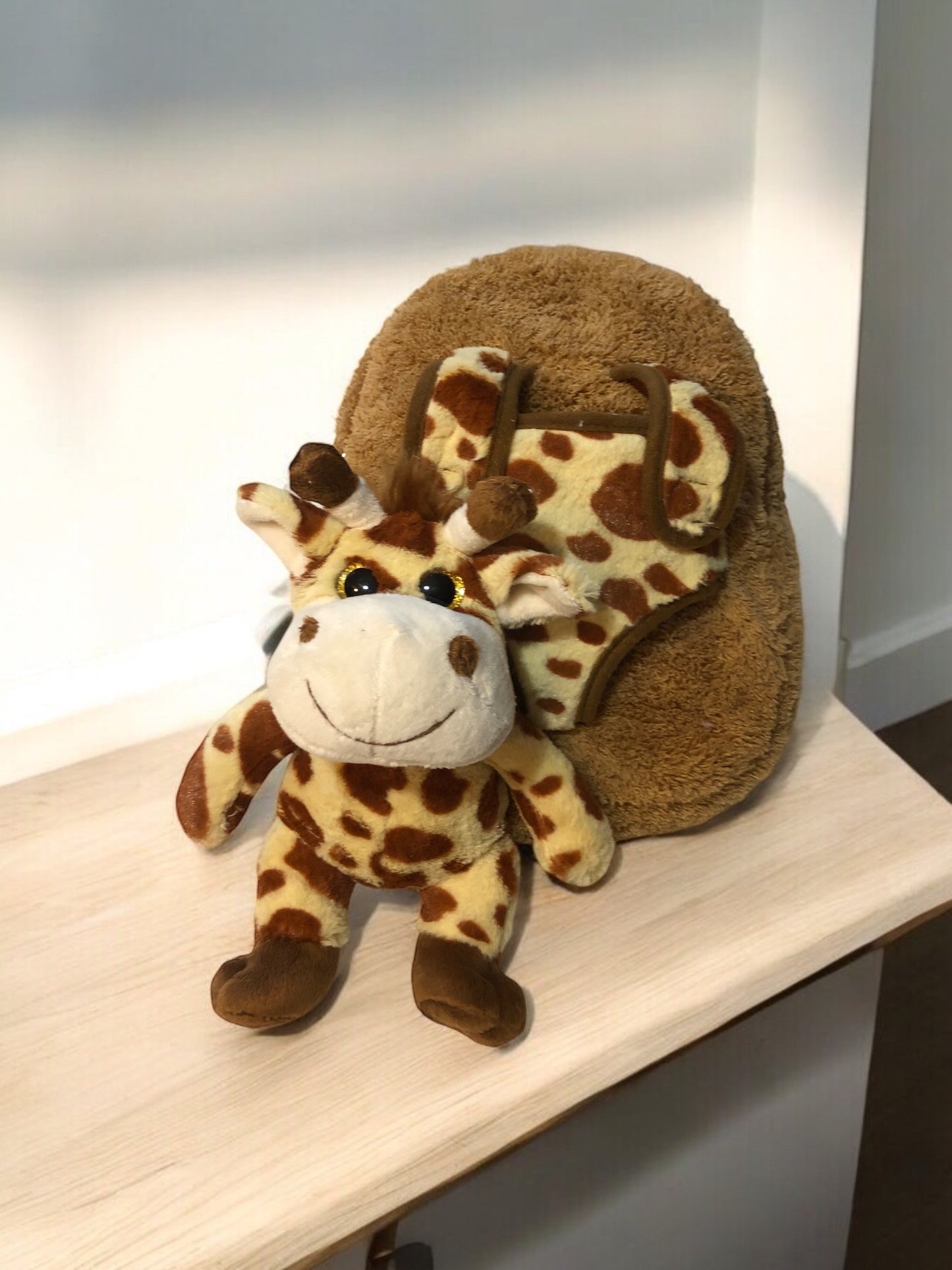 On The Go Backpack w/ Removable Stuffed Animal