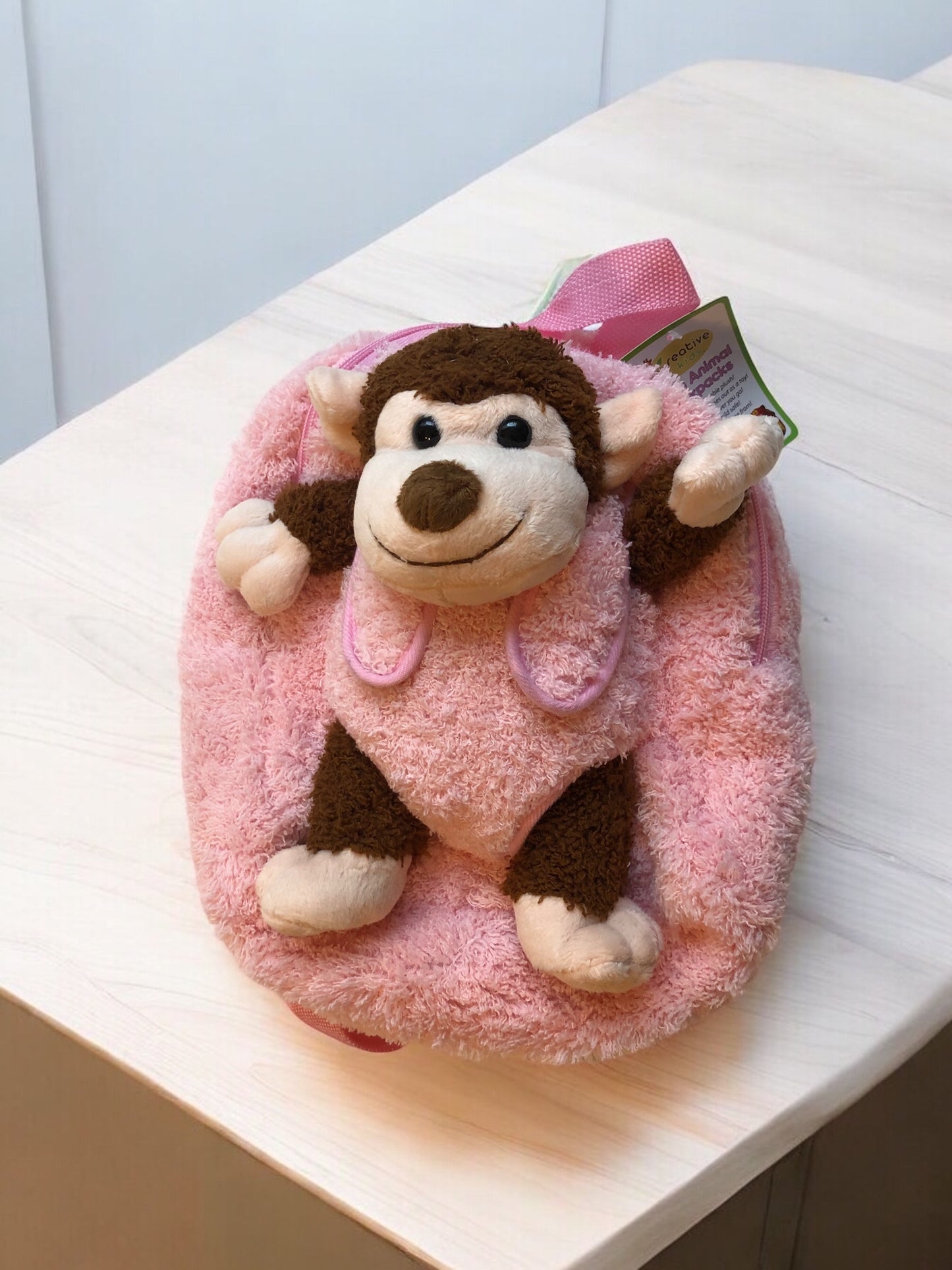 On The Go Backpack w/ Removable Stuffed Animal