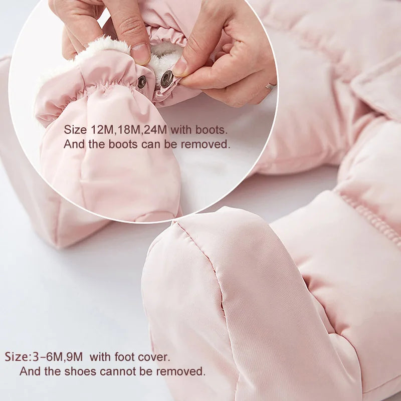 Fleece Hooded Snowsuit