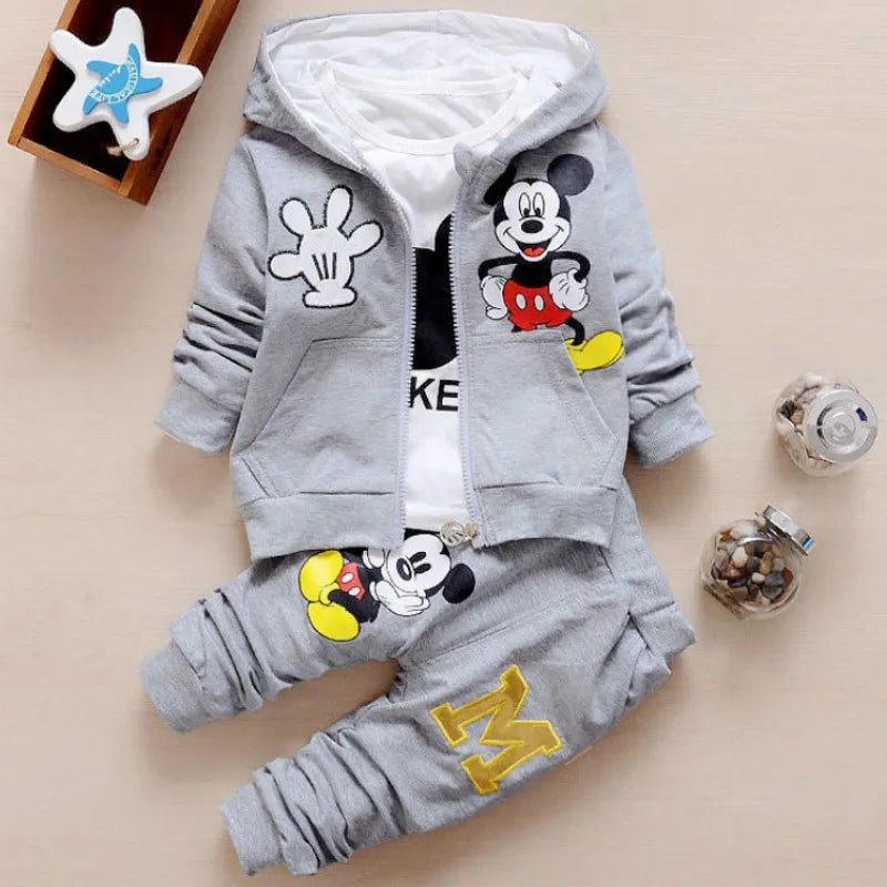 Boy's Mickey Mouse Hoodie & Pants Set