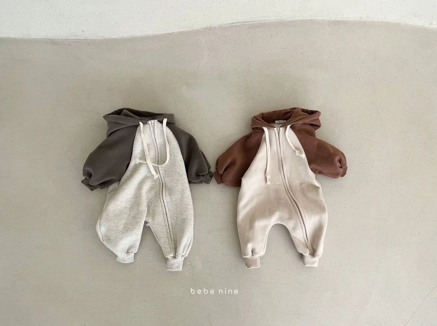 Boy's Cotton Hooded Romper