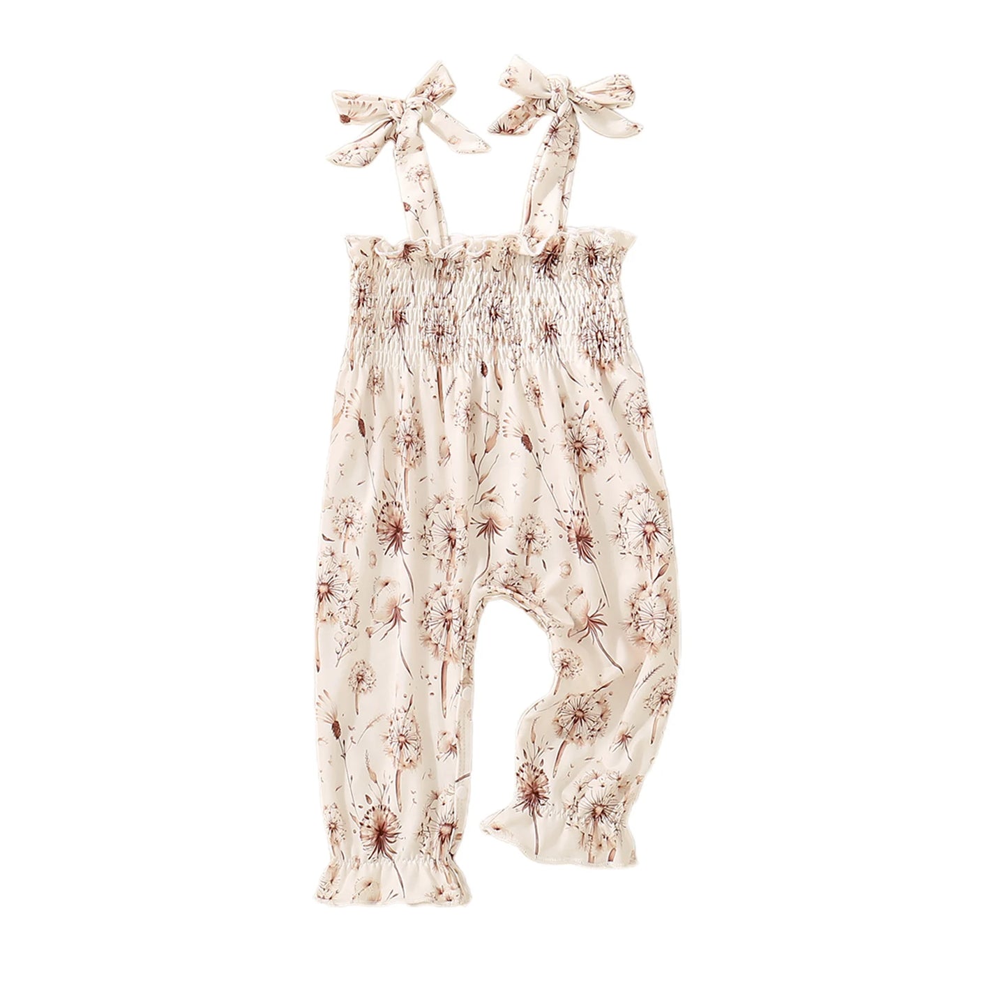Girl's Floral Jumpsuits