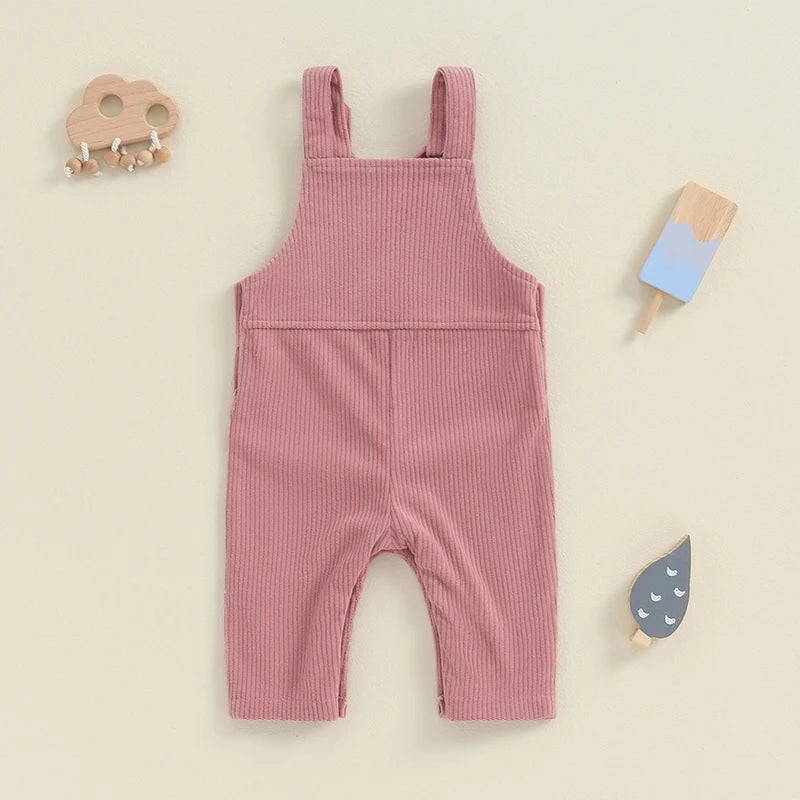 Baby Girl's Corduroy Overalls