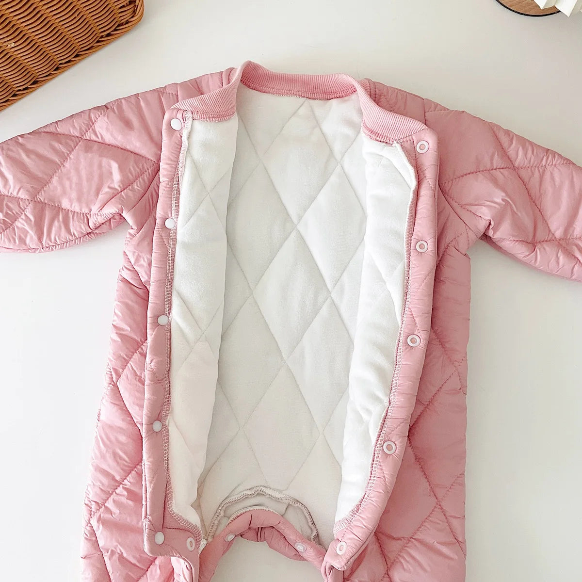 Long Sleeve Quilted Romper