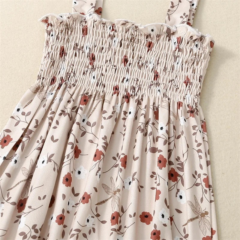 Girl's Floral Jumpsuits