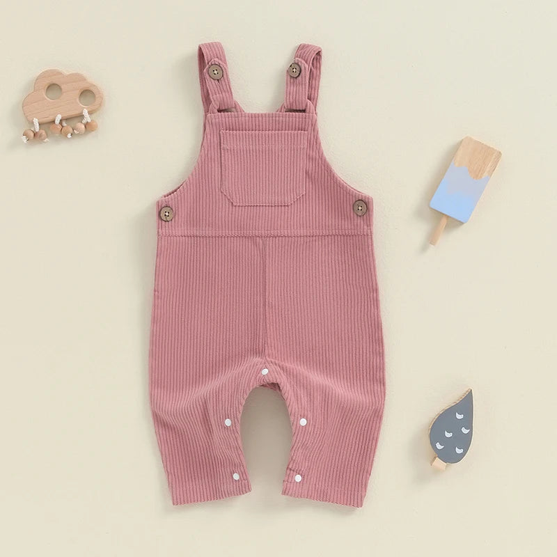 Baby Girl's Corduroy Overalls