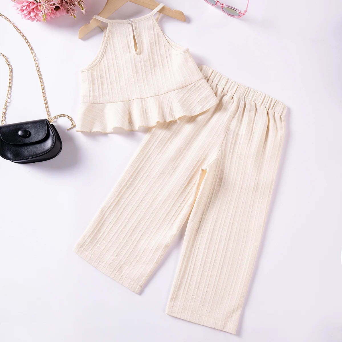 Girl's Shirt w/ Wide Leg Pant