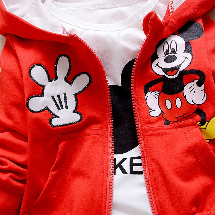 Boy's Mickey Mouse Hoodie & Pants Set