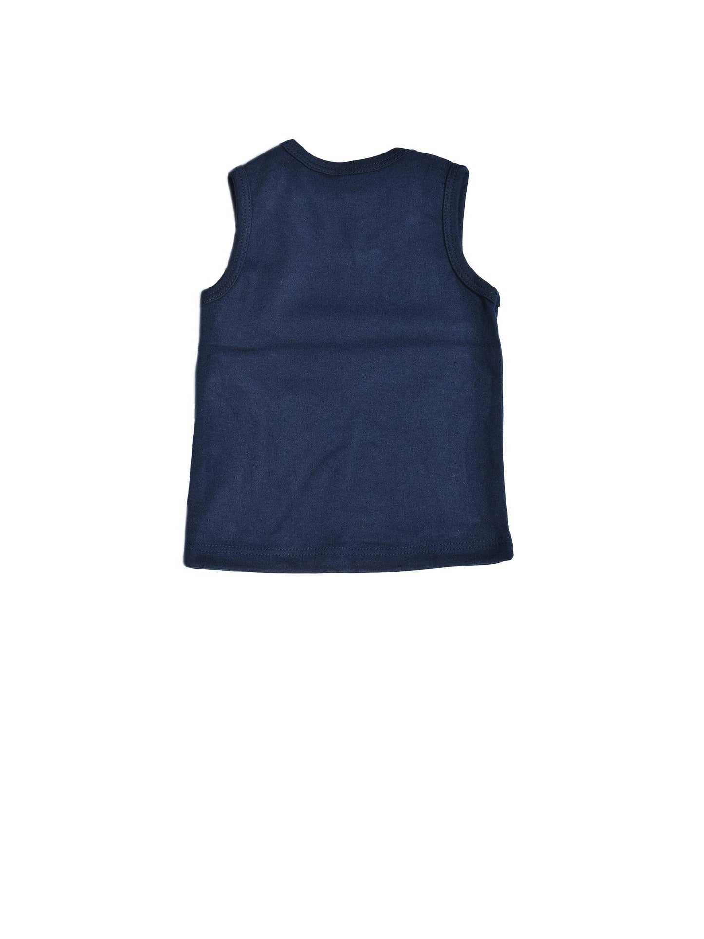 Boy's Double Hemmed Tank: Blue