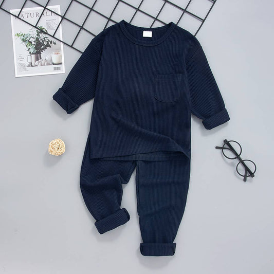 Boy's Top & Pants Set: Blue