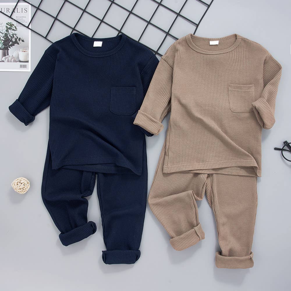 Boy's Top & Pants Set: Blue