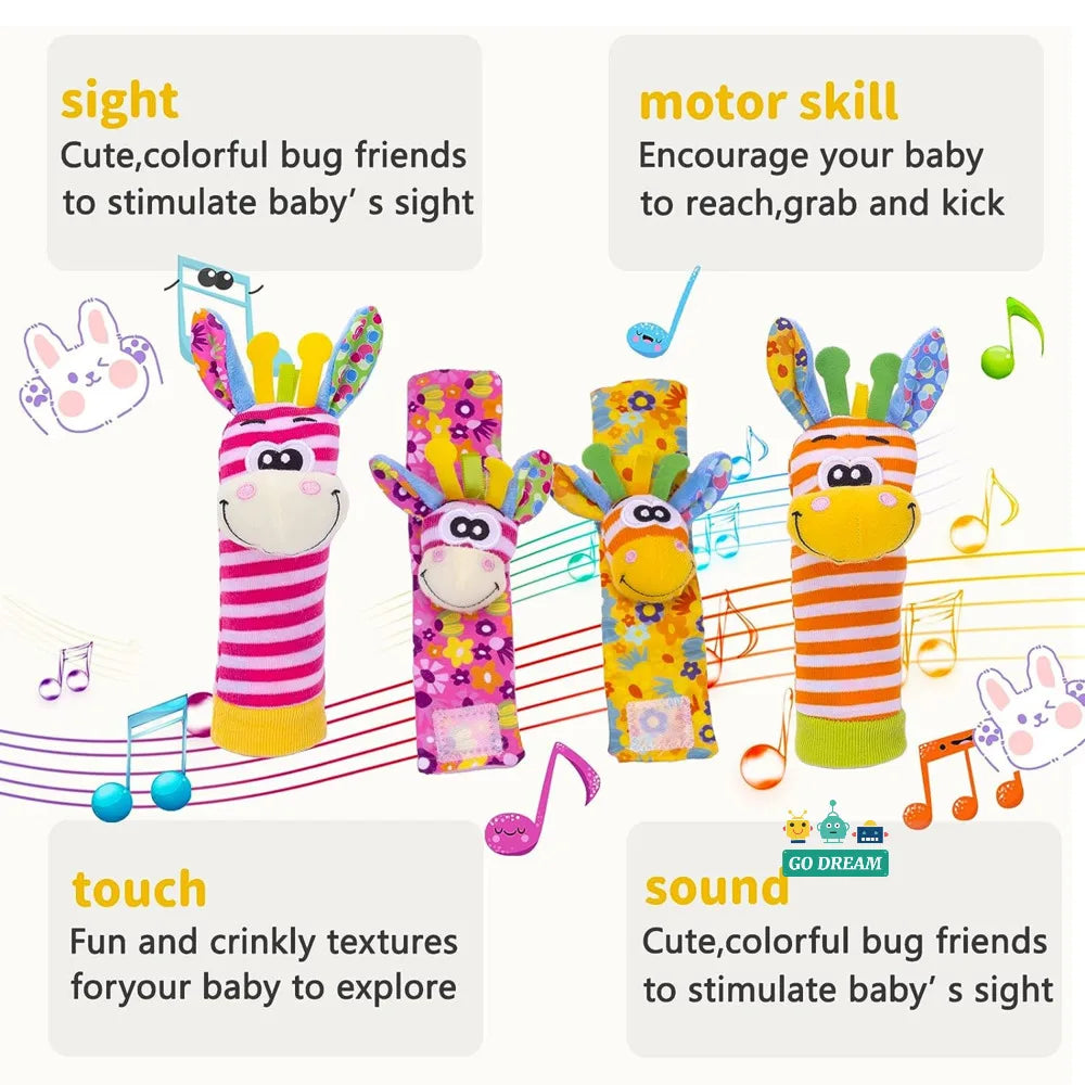 Sensory Wrist and Foot Rattles