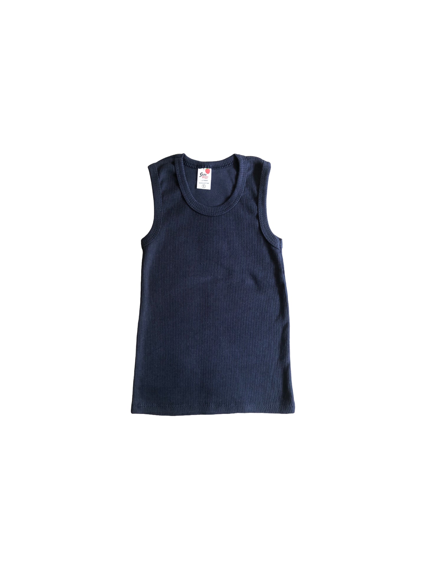 Boy's Ribbed Tank Top: Blue