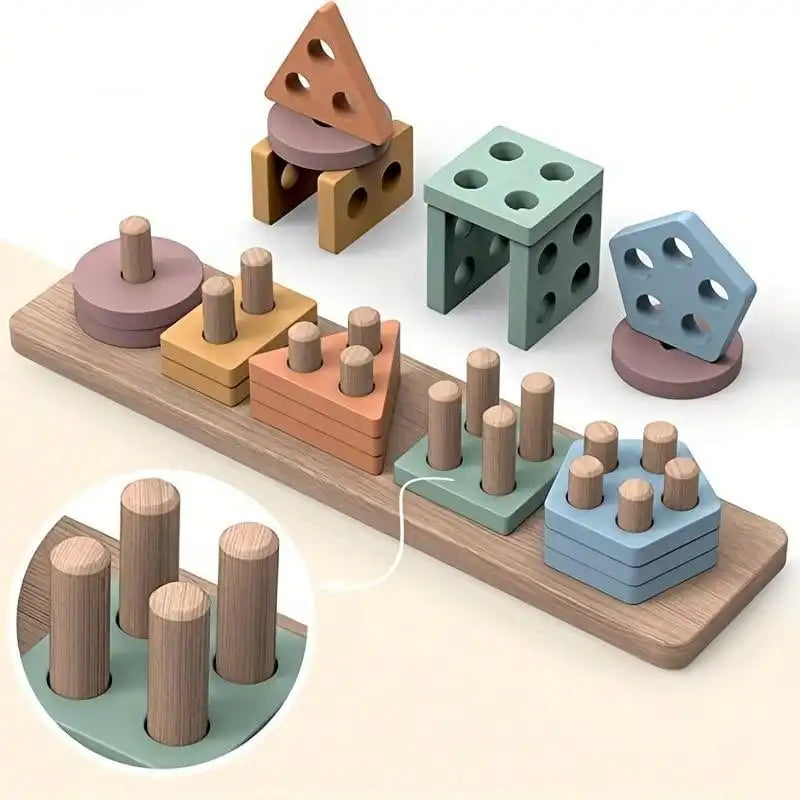 Wooden Shape Sorting Puzzle