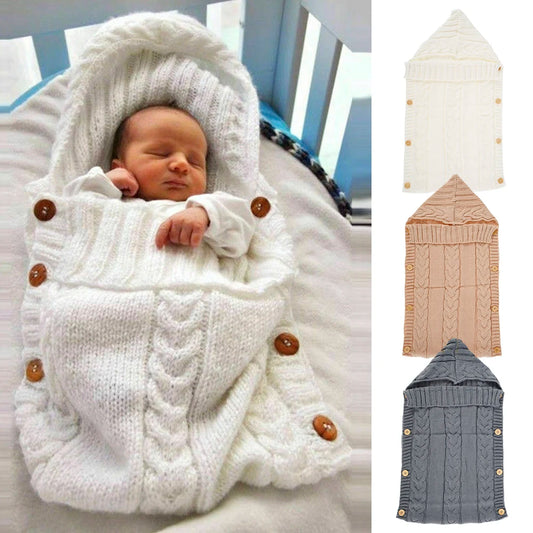 Newborn Hooded Swaddle Blanket