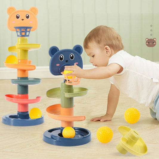 Animal Ball Drop Tower Toy