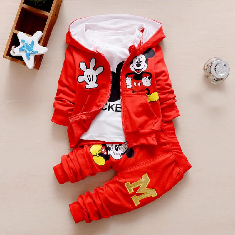 Boy's Mickey Mouse Hoodie & Pants Set