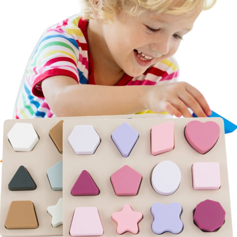 Silicone Puzzle Geometry Shape Toy