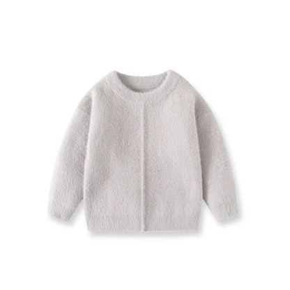 Girl's Mink Plush Sweater