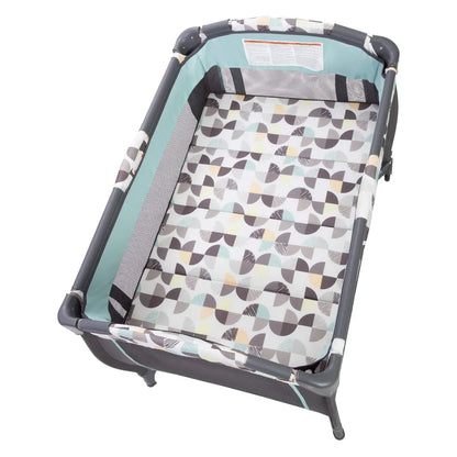 Portable Baby Playpen with Diaper Organizer