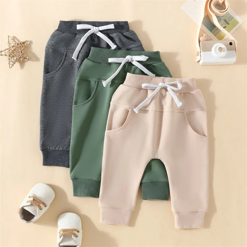 Boy's Elastic Waist Pants Set