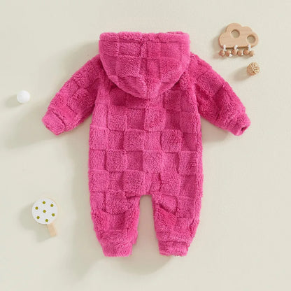 Hooded Fleece Romper