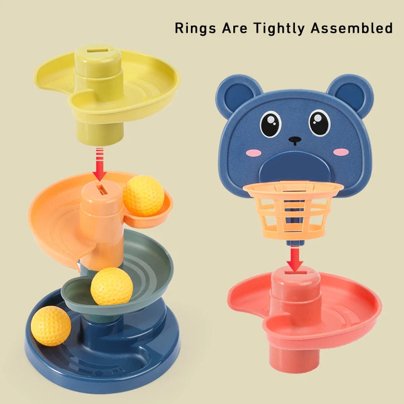 Animal Ball Drop Tower Toy