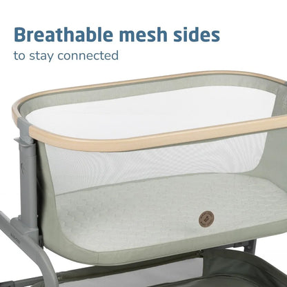 Portable Baby Bassinet with Mesh Sides