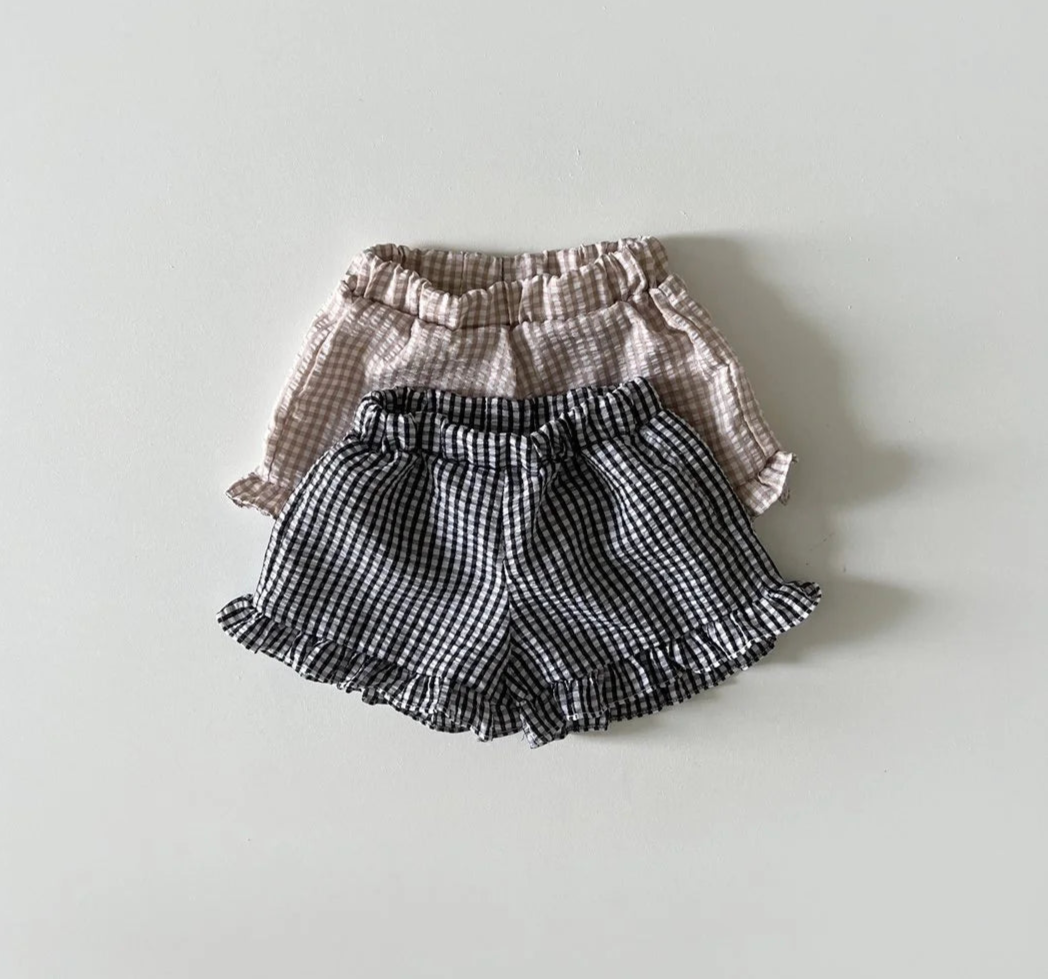 Girl's Plaid Summer Set