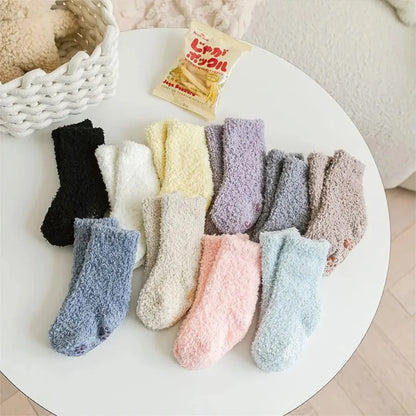 5-Pair Fuzzy Socks