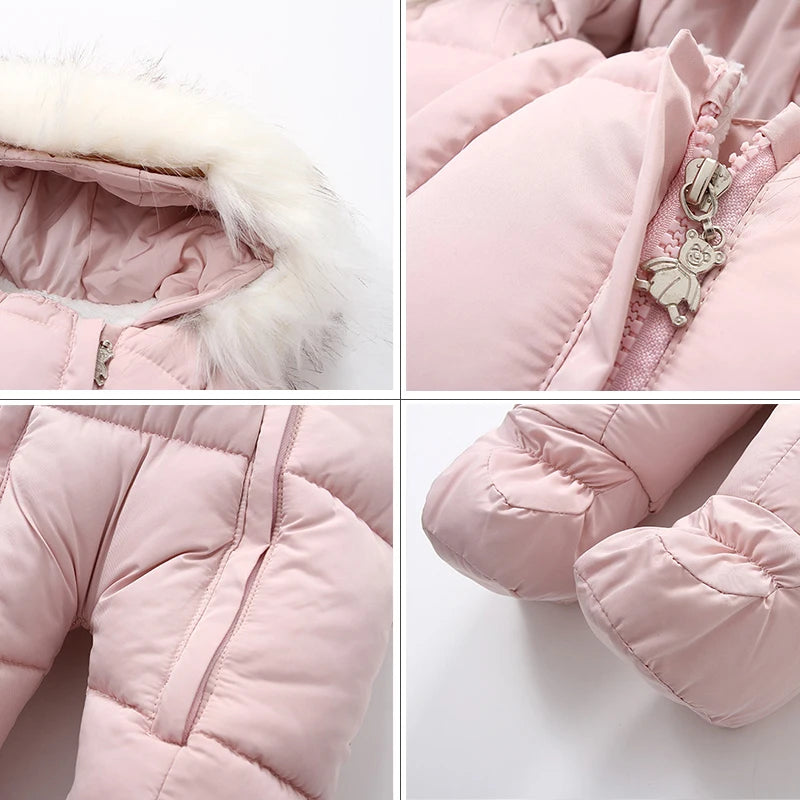 Fleece Hooded Snowsuit