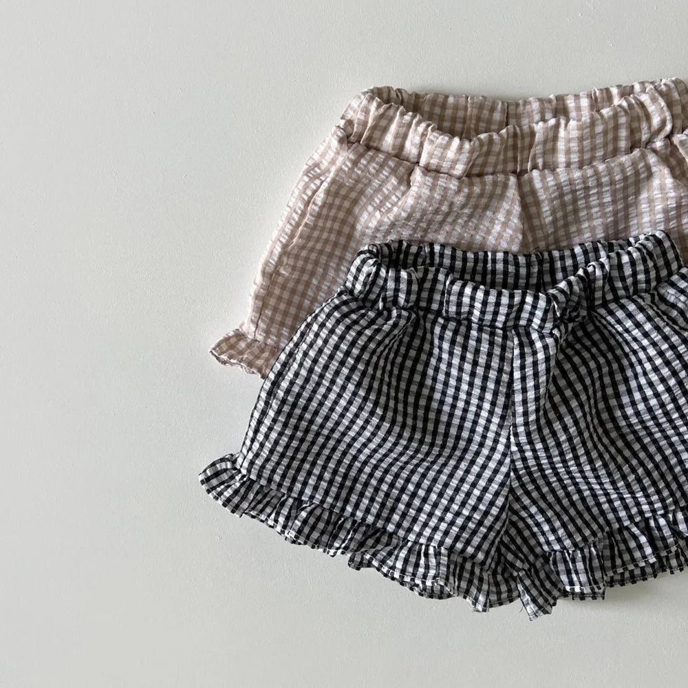 Girl's Plaid Summer Set