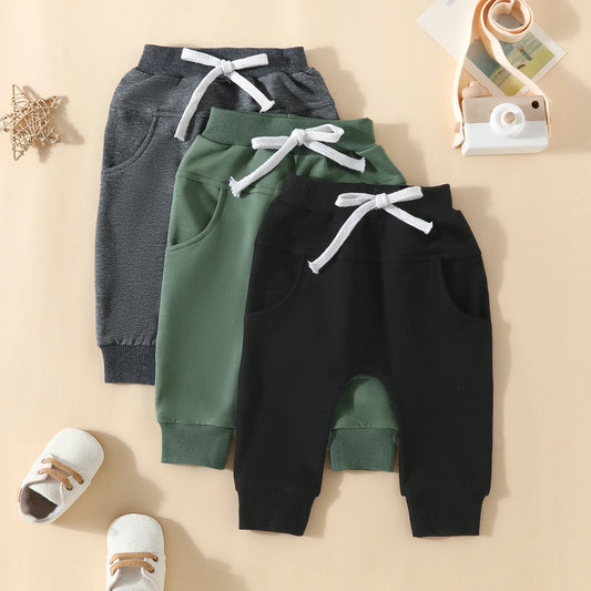 Boy's Elastic Waist Pants Set