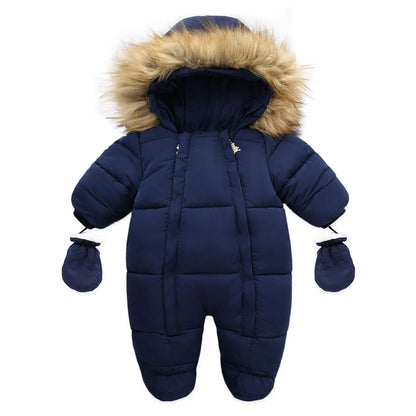 Fleece Hooded Snowsuit