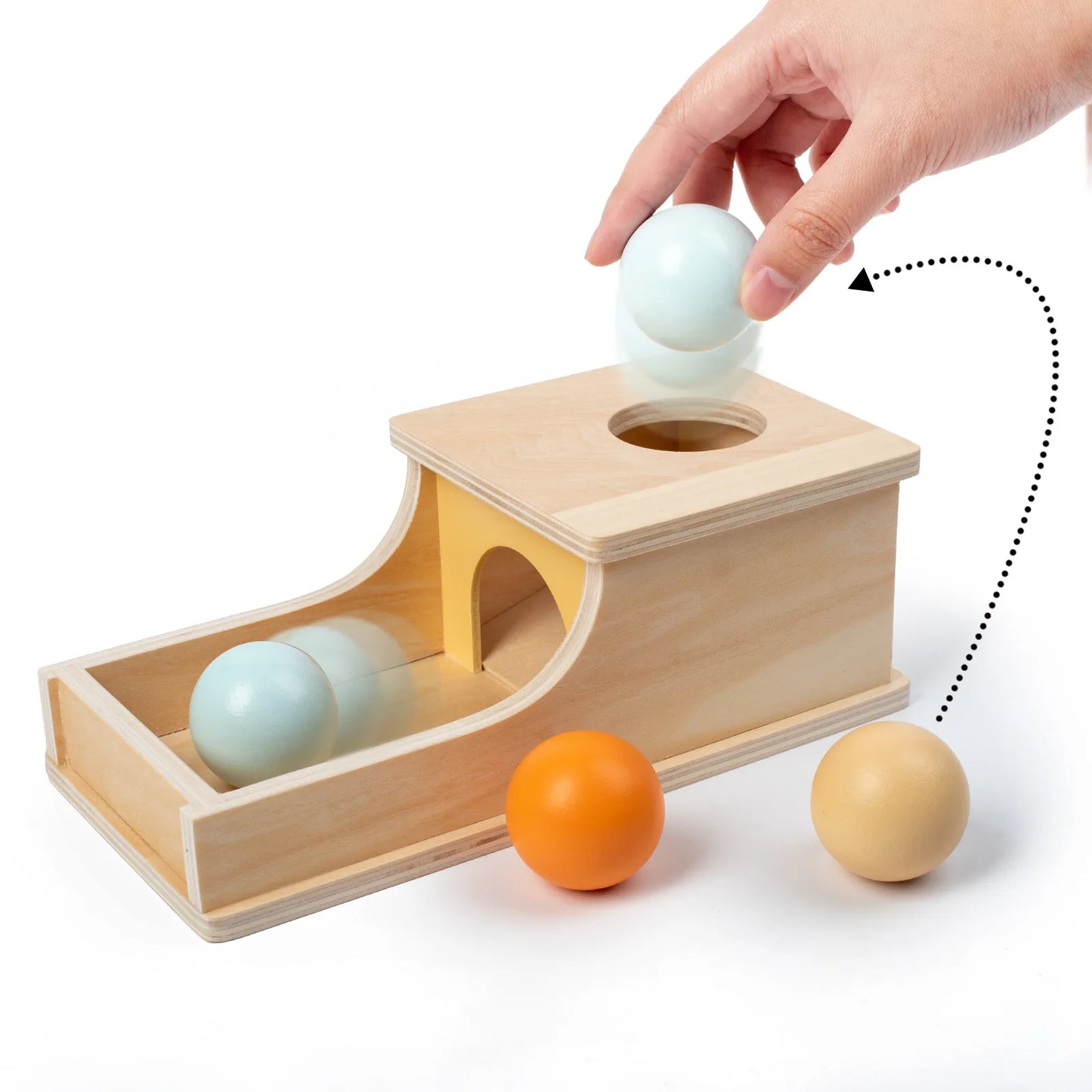 Wooden Ball Drop Box