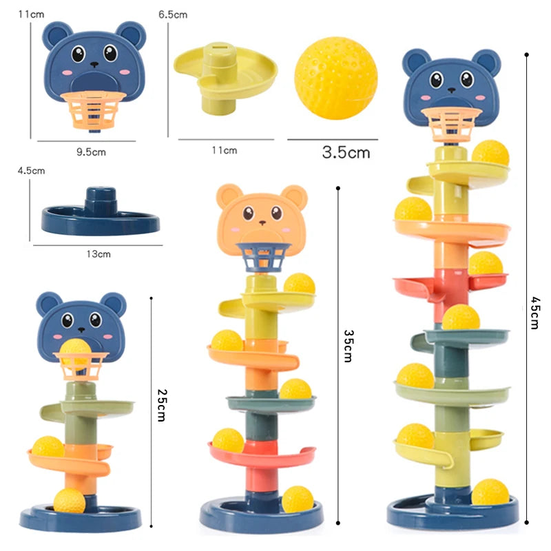 Animal Ball Drop Tower Toy