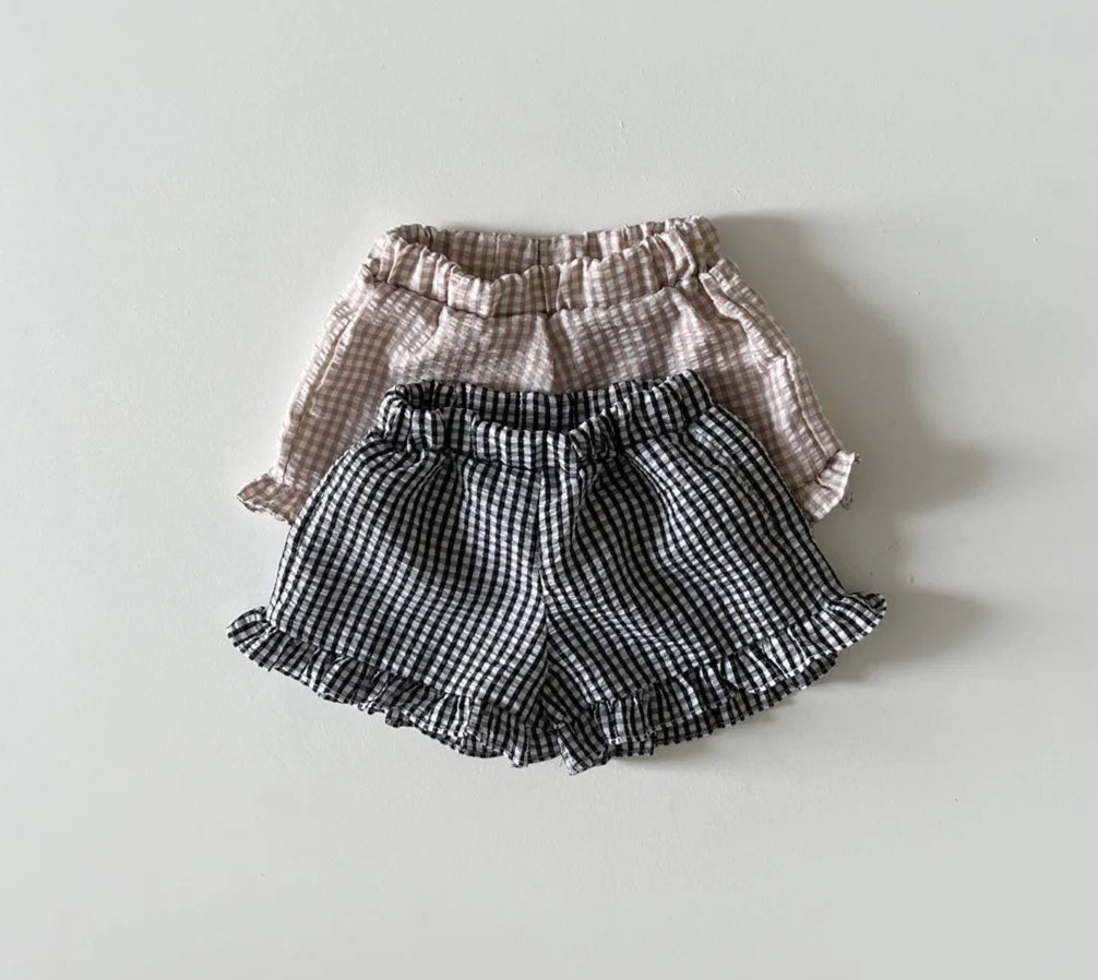 Girl's Plaid Summer Set