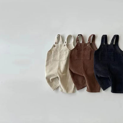 Boy's Corduroy Overalls