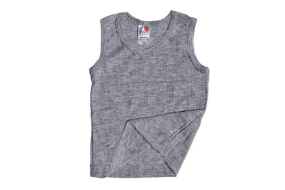 Boy's Ribbed Tank Top: Grey