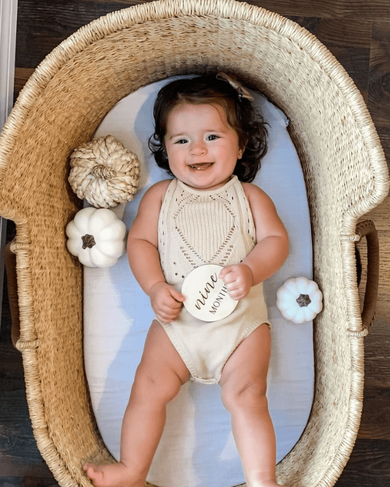 Girl's Crochet Halter Romper: Vanilla Cream