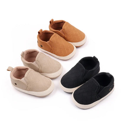 Casual Slip On Shoes: Beige